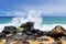 Crashing Waves on Lava Rocks, Secret Beach, Kauapea, Kauai, Hawaii, USA