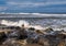 Crashing Waves and Rocks on Hatteras Island