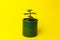 Crassula flower succulent plant in green ceramic pot