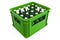 Crate full with beer bottles