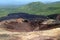 Crater of an active volcano Cerro Negro in Nicaragua