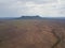 The crater of the Brukkaros extinct volcano in Namibia