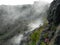 The crater of an extinct volcano, Italy mount Vesuvius