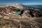 The crater of Gorely volcano, Kamchatka.