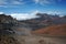 The crater of Haleakala volcano.