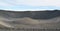 Crater of Hverfjall volcano in Iceland
