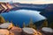 Crater Lake National Park Incorporate a foreground element made with generative ai