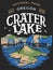 Crater Lake National Park Oregon T-Shirt Design