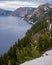 Crater Lake National Park in Southern Oregon, America, USA.