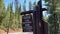 Crater Lake National Park West Entrance Sign