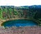 Crater lake water landscape Vulcan blue