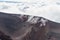 Crater landscape from Etna mountain