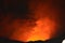 Crater of the Masaya volcano with lava inside, in Nicaragua