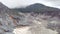 The crater of Mount Tangkuban Parahu