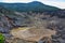 Crater on Mount Tangkuban Prau, Bandung, Indonesia