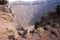 Crater in the mount Vesuvius, Naples, Italy