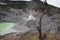 Crater of Tangkuban Perahu. Bandung in Jawa,