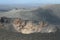 Crater of a volcano in close up, Timanfaya National Park,Lanzarote, Spain