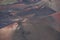 Craters inside Haleakala volcano.