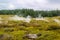 Craters of the Moon Thermal Area with beautiful geysers in Wairakei Thermal Valley