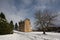 Crathes Castle in the snow