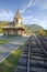 Crawford Depot along the scenic train ride to Mount Washington, New Hampshire