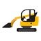 Crawler loader vehicle icon