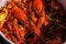 Crayfish for beer, boiled crustaceans, crayfish, beer snacks, go