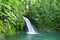 Crayfish Waterfall or La Cascade aux Ecrevisses, caribbean island Guadeloupe
