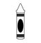 Crayon color isolated icon