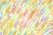 Crayon scribble background of different colors