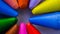 Crayon tips close-up. Shallow depth of field for dreamy impressional feel. Rainbow crayons