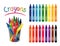 Crayons, Desk Organizer, 18 Colors
