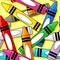 Crayons seamless pattern