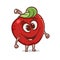 Crazy apple character