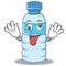 Crazy bottle character cartoon style