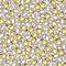 Crazy chicken seamless pattern.