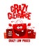 Crazy clearance illustration