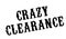 Crazy Clearance rubber stamp