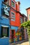 A Crazy Colored House in Burano, Venice