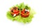 Crazy food - tomatoes stuffed chicken salad