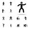 crazy, funny icon. Negative Character icons universal set for web and mobile