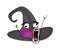 Crazy internet meme illustration of witch hat