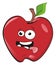 Crazy red apple