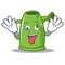 Crazy watering can character cartoon