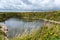 Crazywell Pool created by tin miner excavations near Princetown, Dartmoor, Devon