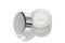 Cream bottle cosmetic glass beauty product for face cate and body healthy natural facial luxury makeup white background