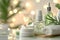 Cream chlorophyll photosynthesisdecolletage skincare. Skincare caprylicdermatologist tested cream jar. Pot uvb protection bottle