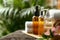 Cream perfume industry exfoliating jar. Skincare hawaiian lomi lomi massagesandalwood massage oil jar pot taint mockup