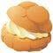 Cream puff illustration